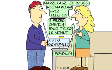 humor i dowcipy - rozmawia przez telefon