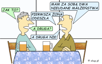 humor i dowcipy - dwa nieudane małżeństwa