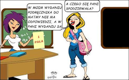humor o odpowiedziach w podręczniku do matmy