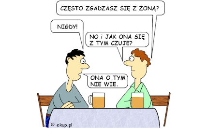 humor obrazkowy - koledzy o żonach