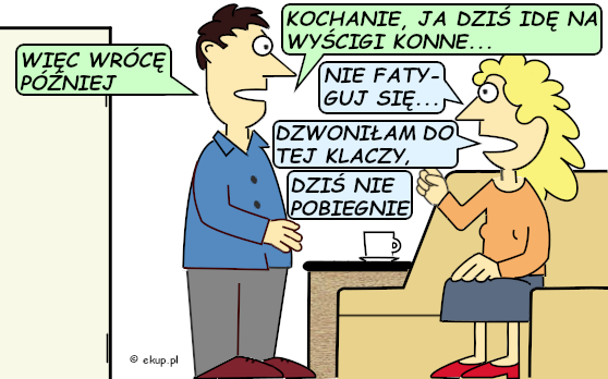 humor i dowcipy - wyścigi konne