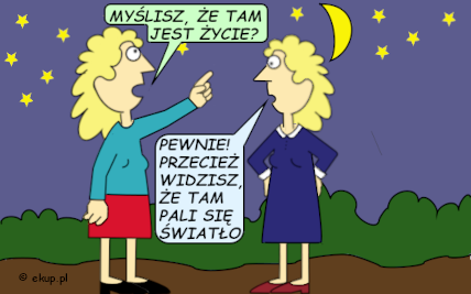 humor i dowcipy - życie na księżycu