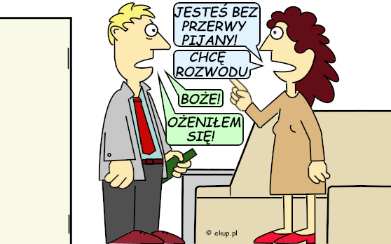 humor i dowcipy - jesteś bez przerwy pijany