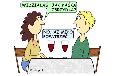 humor i dowcipy - rozmowa koleżanek przy winie