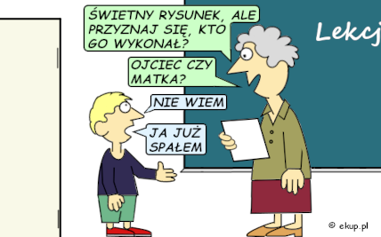 humor i dowcipy - kto wykonał rysunek