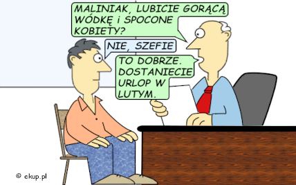 humor i dowcipy - lubi gorącą wódkę