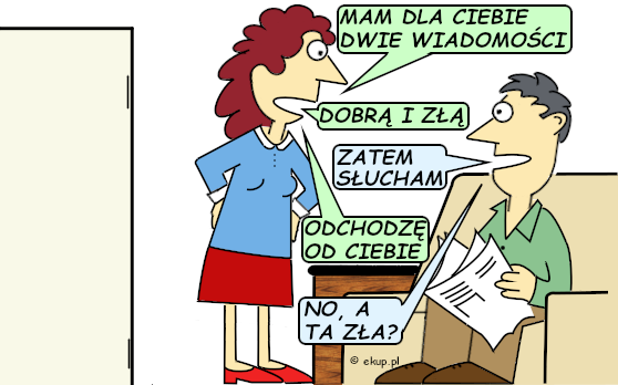 humor i dowcipy - mam dwie wiadomości