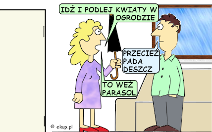 humor i dowcipy - podlej kwiaty
