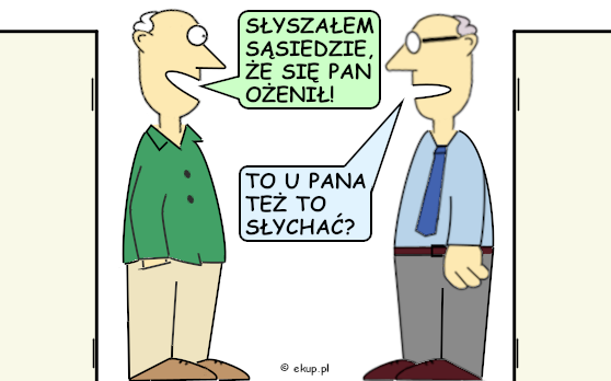 humor i dowcipy - sąsiad się ożenił