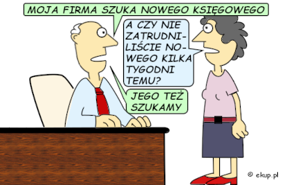 humor i dowcipy - szukają nowego księgowego