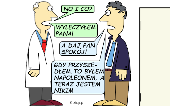 humor i dowcipy - wyleczyłem pana