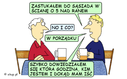 humor i dowcipy - zastukał do sąsiada