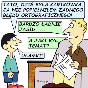 dowcip bezbledna kartkowka