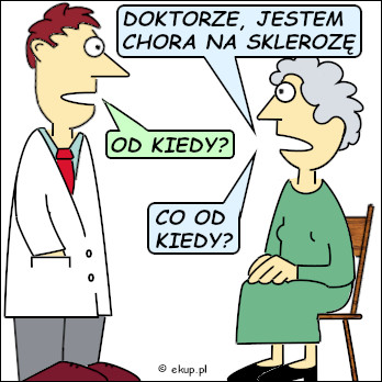dowcip chora na skleroze
