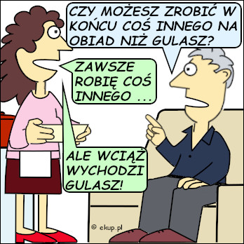 dowcip cos innego na obiad