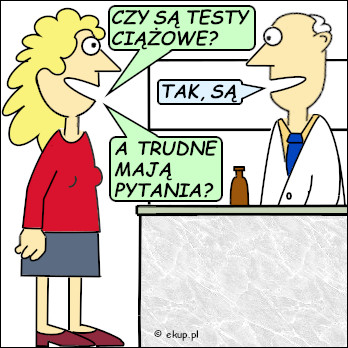 dowcip czy sa testy ciazowe