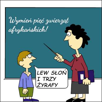 dowcip humor lew slon zyrafy