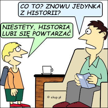 dowcip jedynka z historii