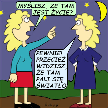 dowcip jest zycie na ksiezycu