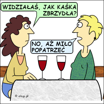 dowcip kaska zbrzydla