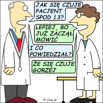 dowcip pacjent spod 13