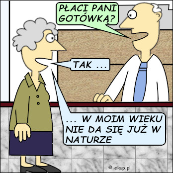 dowcip placi pani gotowka