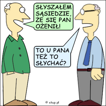 dowcip sasiad sie ozenil