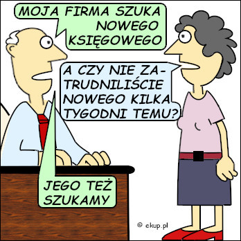 dowcip szukaja nowego ksiegowego
