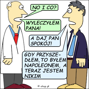 dowcip wyleczylem pana